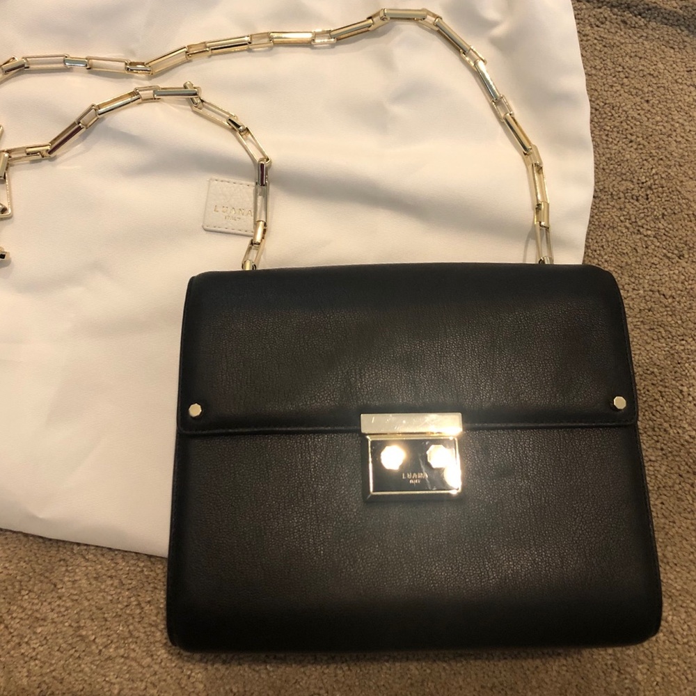 Luana Anais leather chain bag